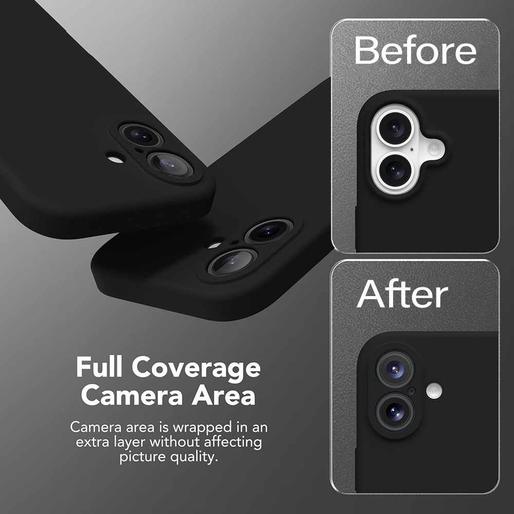 Coque de téléphone de luxe en Silicone mat, étui d'air pour iphone 16 17 Pro Max 16 15 14 13 mini 12 11 Pro Xr XS Max 7 8 Plus SE 16E 17