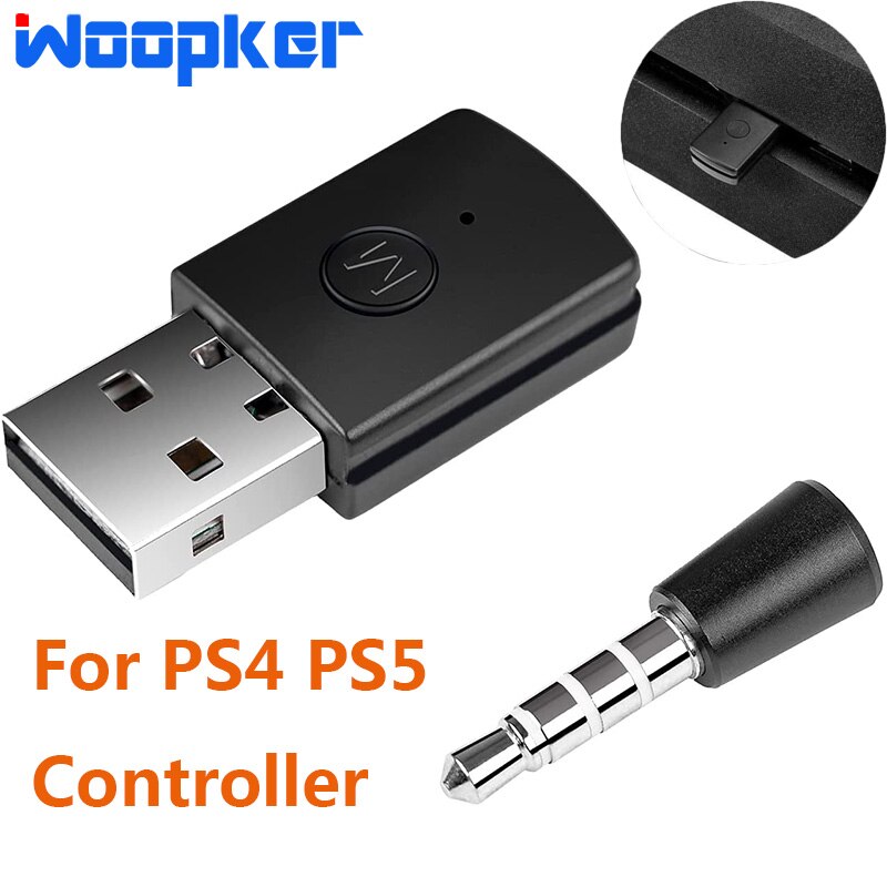 USB Bluetooth 4.0 Dongles Adapters for PS4 PS5 Controller Wireless Adapter Audio Receiver Transmitter Game Accessories