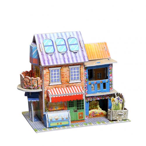 3D Papier Board Puzzel Bouw Monteren Vroeg Leren Speelgoed Kinderen Verf Educatief Speelgoed Voor Kinderen verjaardagscadeautjes