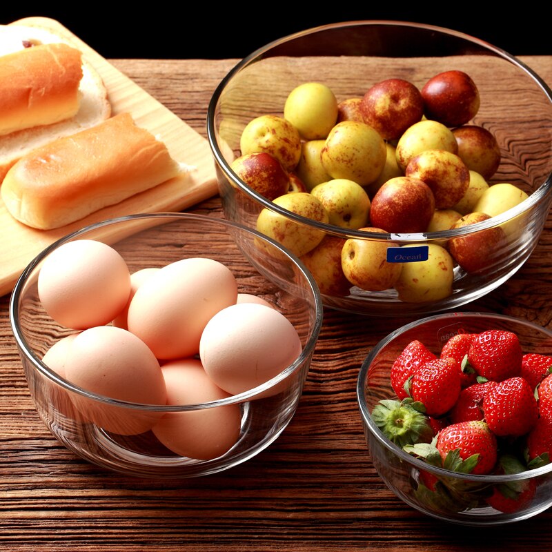 Tazón de sopa de fideos hechos a mano, Bol de océano, cuenco, Bol de ensalada, cuenco sazonador de fruta fresca