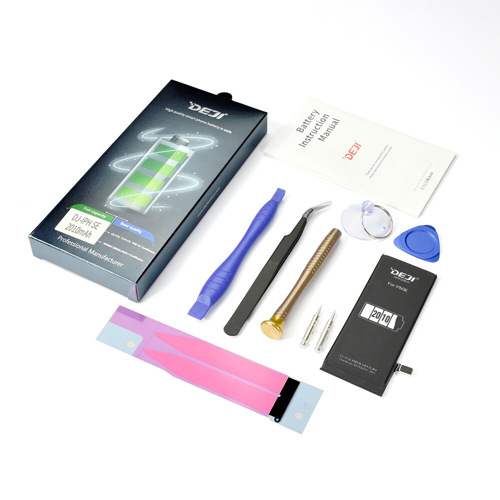 DEJI Replacement Battery for iPhone 5/5s/SE - 2010mAh High Capacity Li-Polymer Internal Battery