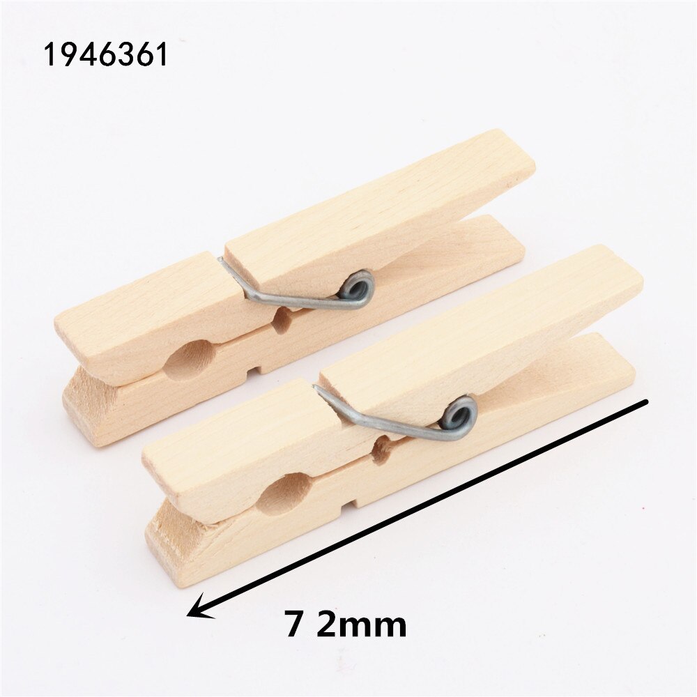 25mm 35mm 45mm 60mm 72mm Protokoll Holz Clips Foto Clips Wäscheklammer Handwerk Dekoration Clips Schule büro Clips: 2Stck 72mm