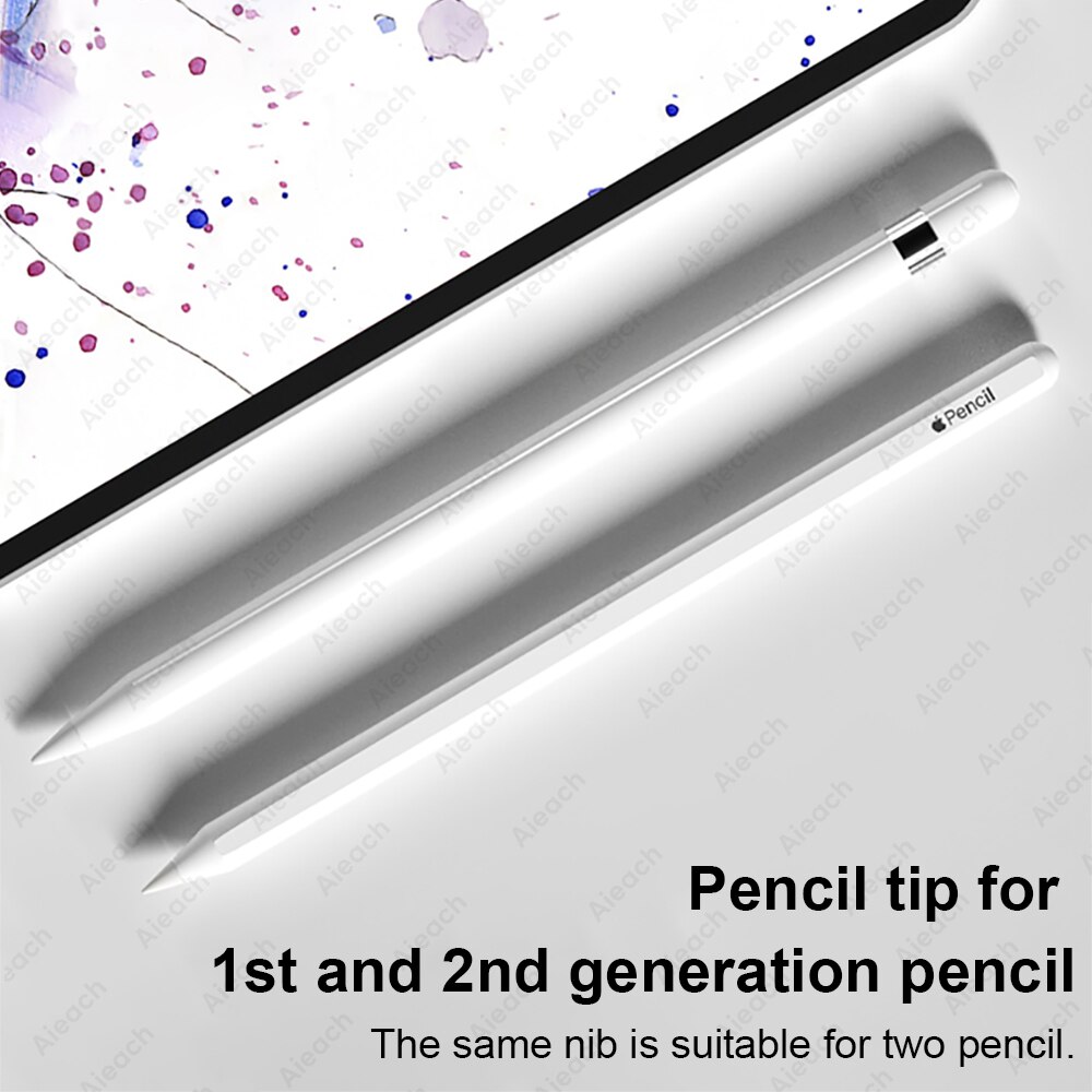Kompatibel med apple pennspets och magnetisk ersättningslock/laddningsadapter för apple penna 1st generationens tillbehör