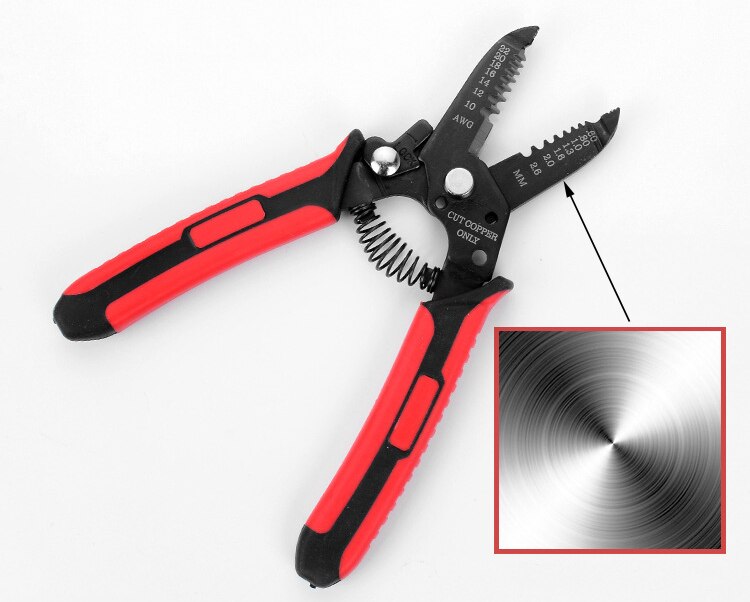 SD-212 Cutter Afstriptang Industriële Grade Draad Stripper Gereedschap SK4 Materiaal Blade Wire Strippen Direct 0.6-2.6mm2