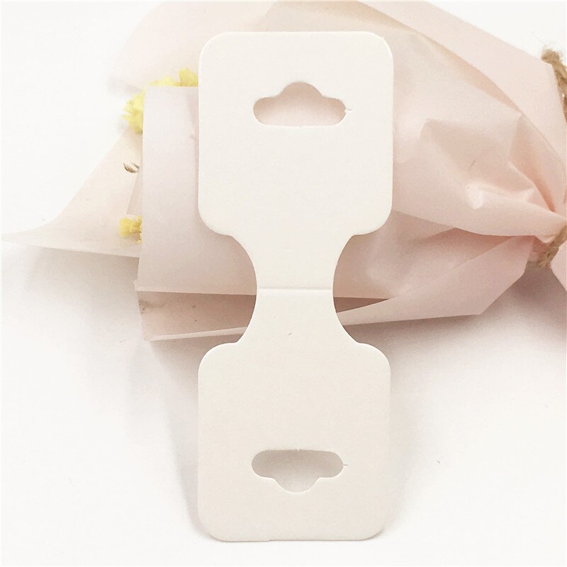 100pcs Kraft di Carta di Nuovo Modo Della Collana Tag 9x3.5cm Flamingo/Bello Del Fiore Dei Monili display Hang Etichette carta: c13