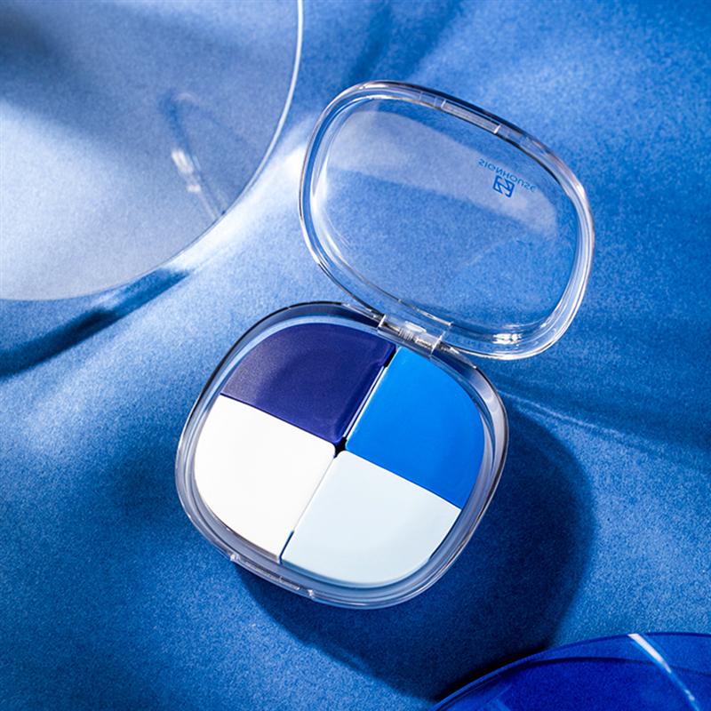 Pilleboks mini 4 rom pillebeholder pilleboks medisinoppbevaringsboks for reiser utendørs