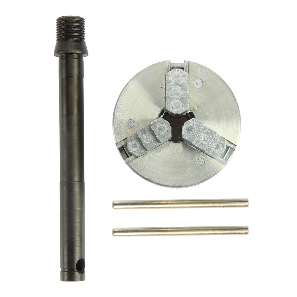 Z011 Mini Drill Chuck Manual Self-Centering Lathe 3-Jaw Chuck with Connecting Rod Clamping Tools For CNC Lathe Machine Tool