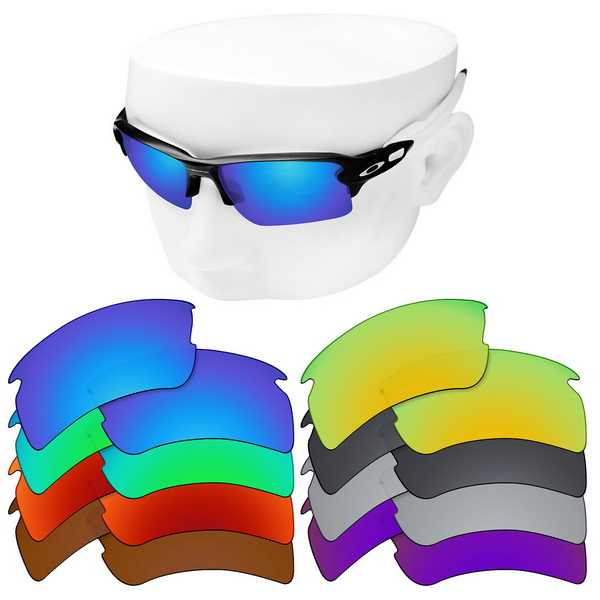 OOWLIT Polarized Replacement Lenses for-Oakley Flak 2.0 XL OO9188 Sunglasses