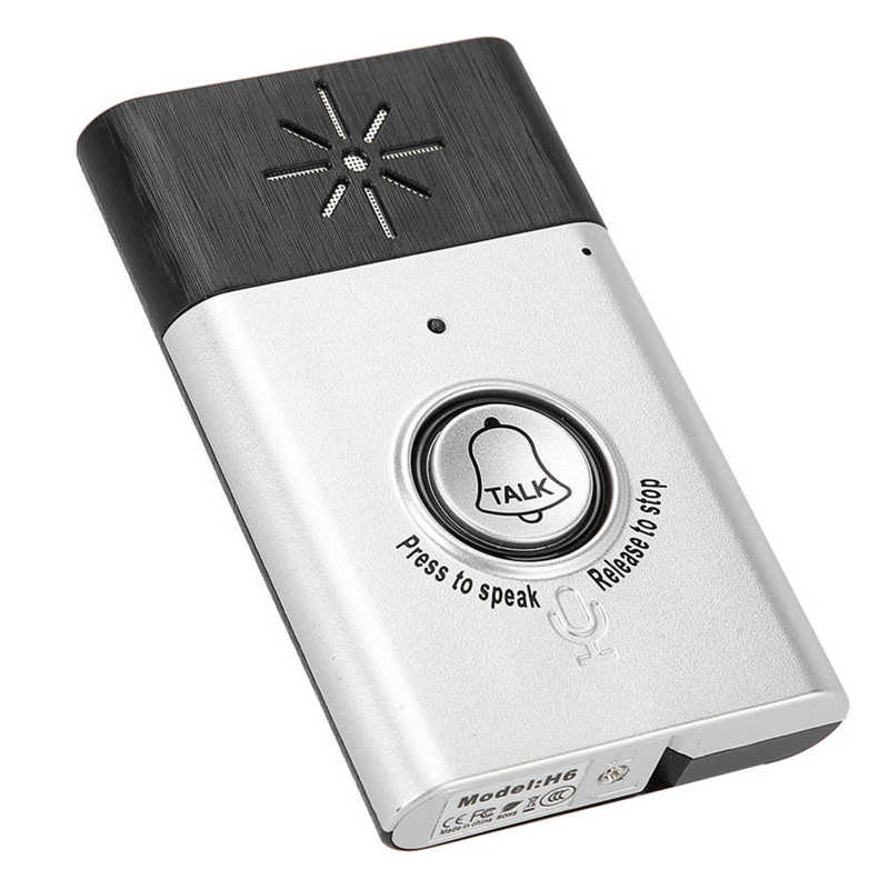 2.4GHz Mini Portable Dual Way Voice Intercom Wireless Doorbell Interphone System Intercom Doorbell