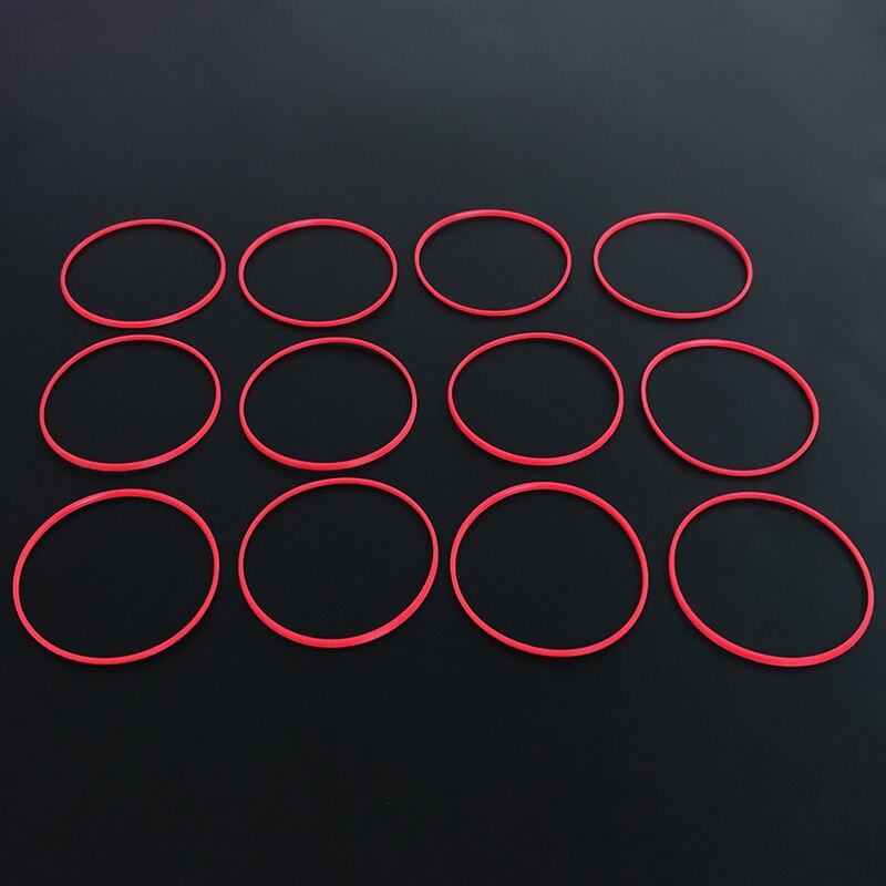 Joint torique étanche rouge pour boîtier de montre, couvercle arrière de montre, joint en plastique étanche, joint torique de Table, 26-35.5mm de diamètre, 0.85mm de haut, 0.5mm d&#39;épaisseur