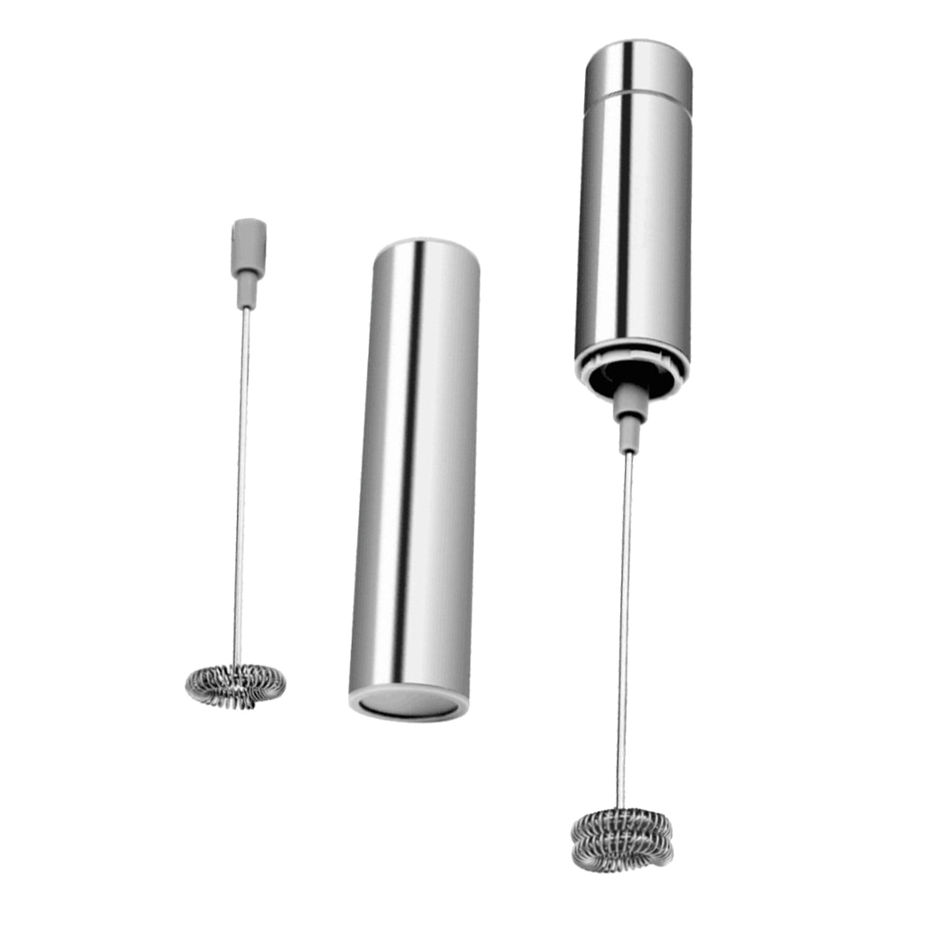 Elektrisk batteridriven visp kaffemjölkmixer omrörare skummare äggvisp