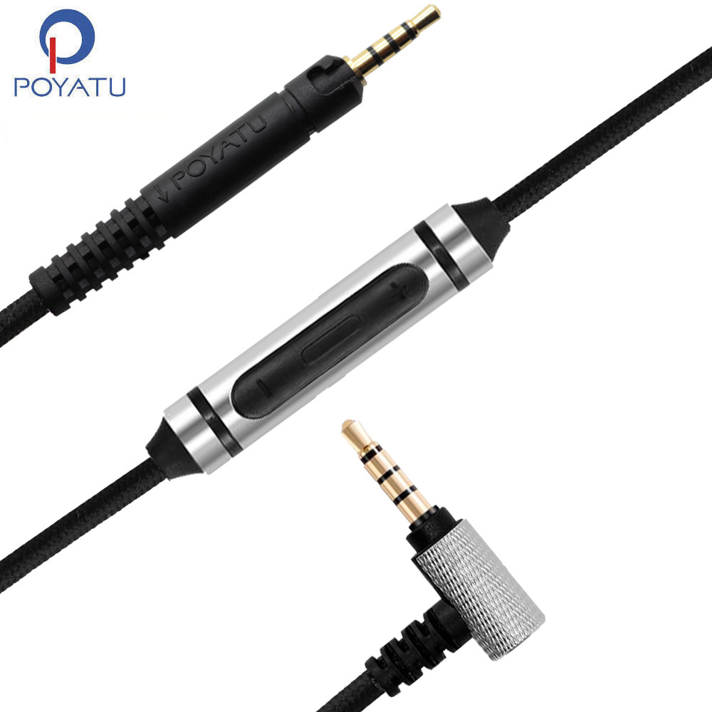 Poyatu 3.5Mm Tot 2.5M Audio Kabel Voor Sennheiser HD598 HD558 HD518 Hd 598 Hoofdtelefoon Kabel Vervanging Cords Oortelefoon accessoires