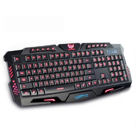 Pc Gaming Toetsenbord Mechanische Computer Crack Gaming Toetsenbord Gamer Backlight Usb Bedraad Ademhaling Waterdichte Mechanische Keybord: Backlit