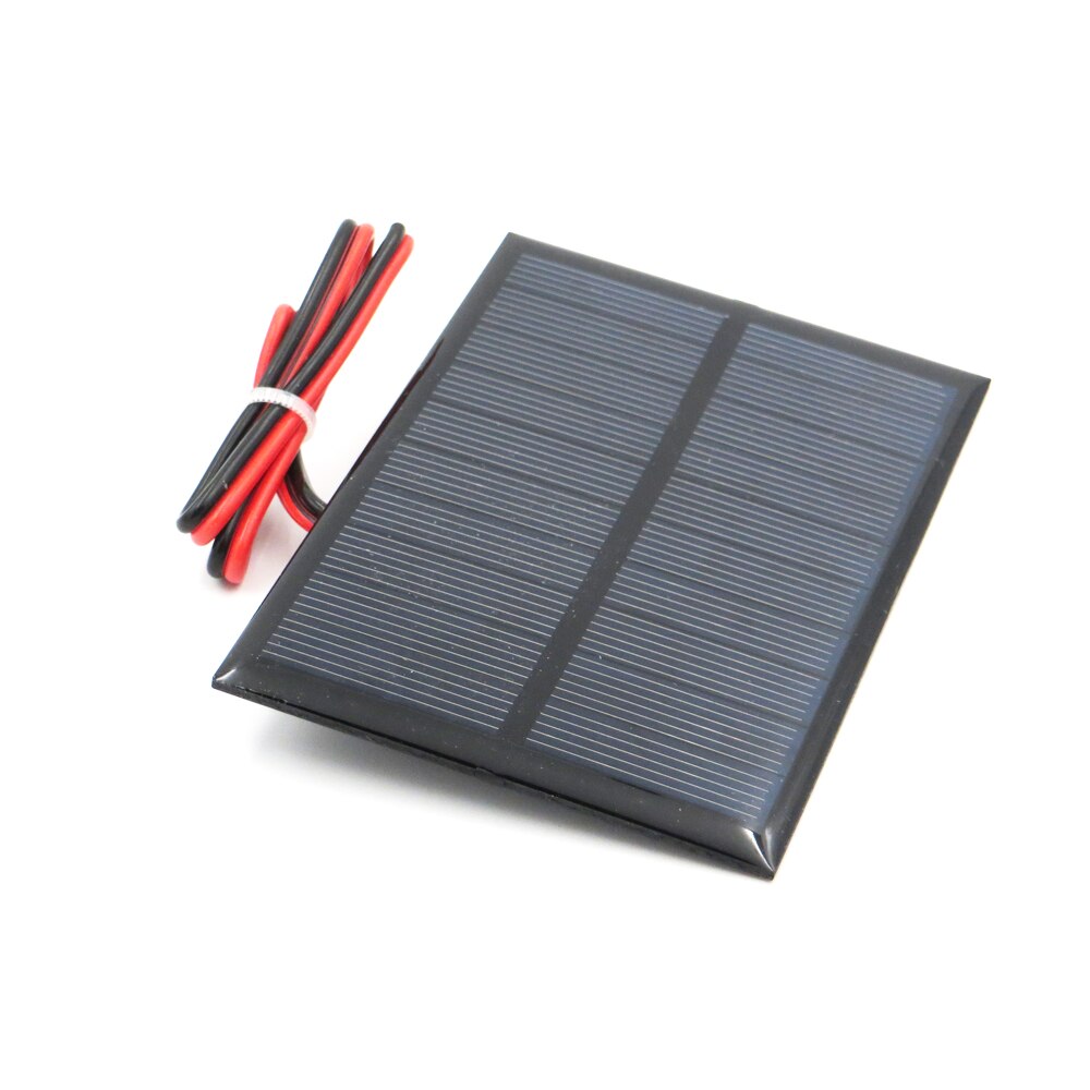 1 st x 5 V 200mA met 30 cm breiden draad Zonnepaneel polykristallijne Silicon DIY Acculader Kleine Mini Zonnecel kabel speelgoed