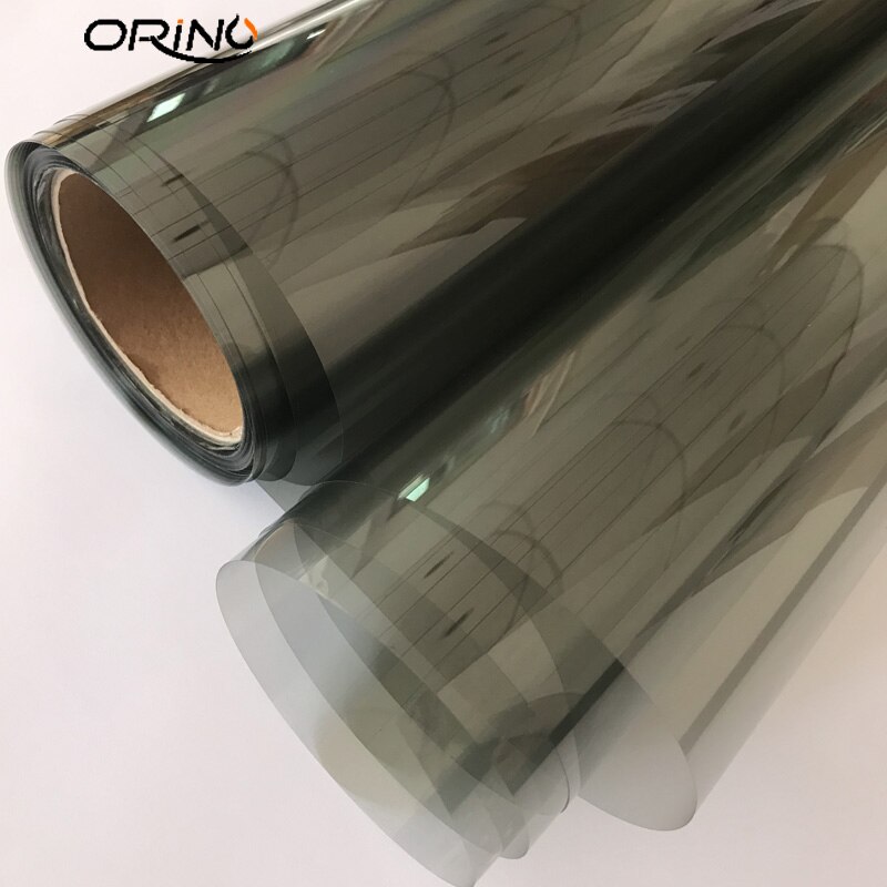 50 cmx 200/300/500cm grå bilrude toning vlt 70%  gardiner tone film solafskærmning solskærm til auto siderude