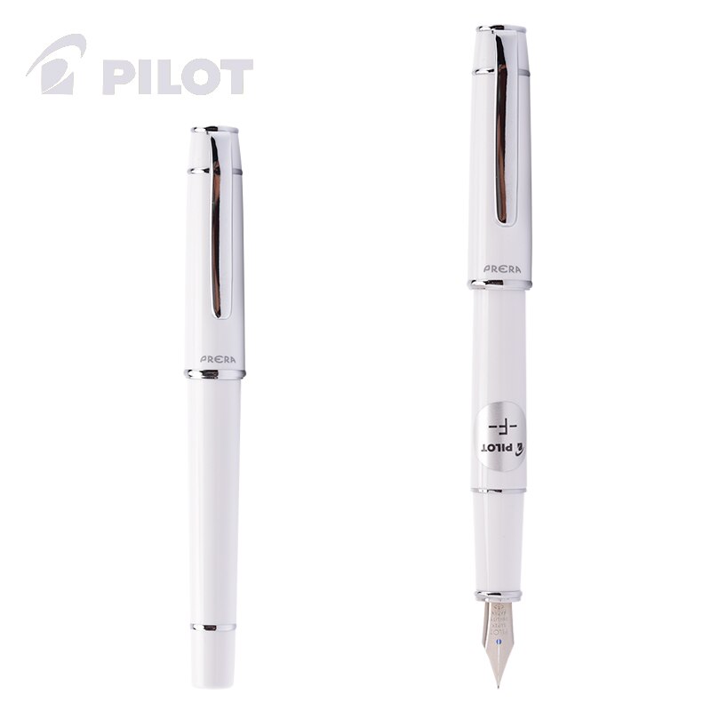 Stylo-plume Pilot japon FPR-3SR Prera, avec convertisseur d'encre, stylo de calligraphie F /M, fournitures scolaires et de bureau: white / M 0.5mm