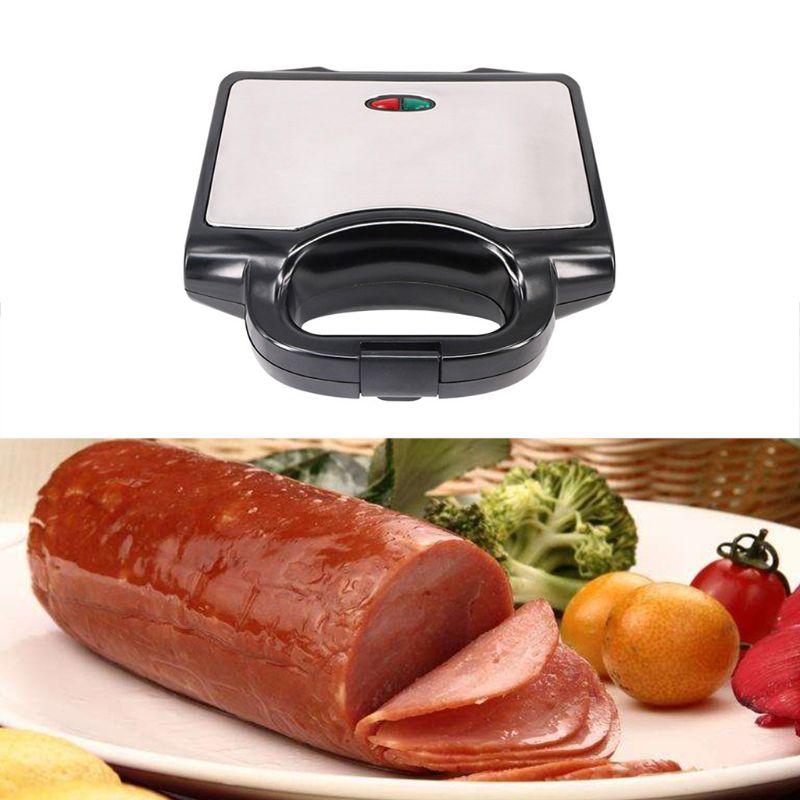 Breakfast Bread Sausage Maker Grill Non-stick Coating Cool Touch Handle Anti-skid Feet Baker Machine Multifunction Utensils