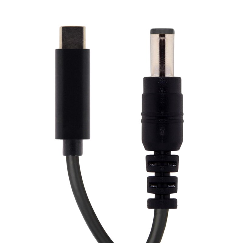 Entrada de USB-C tipo C al rectángulo 5,5*2,1 Mm Cable de carga PD para ordenador portátil 180Cm 6 pies