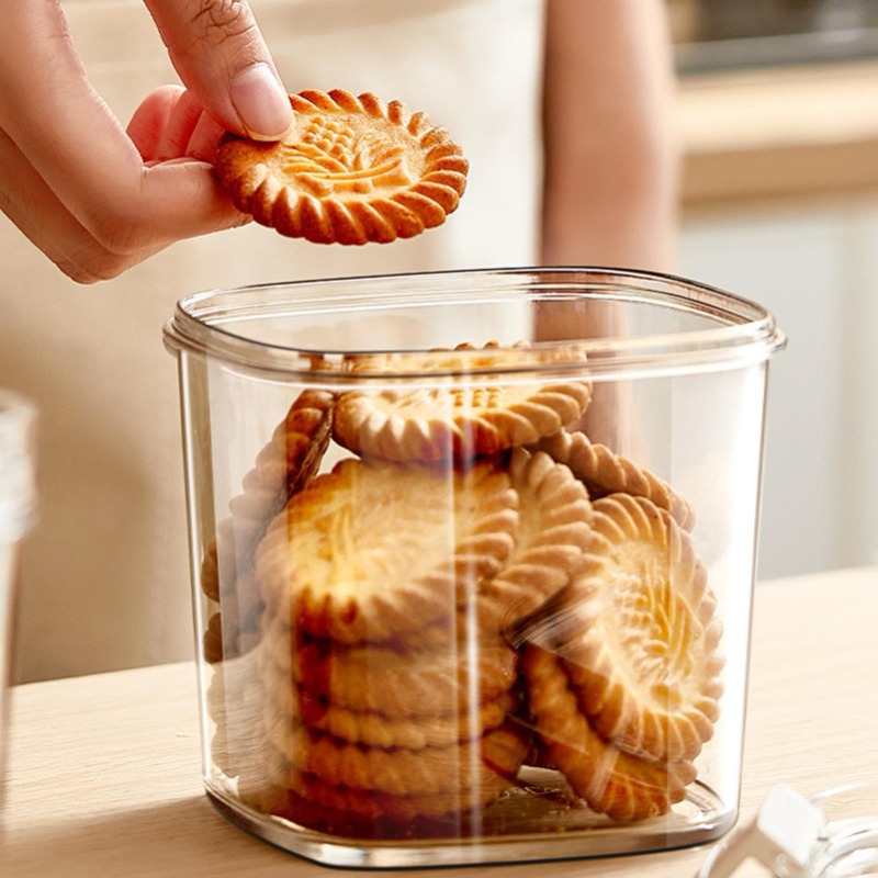 Vacuum Sealed Food Container Fresh-Keep Box Large Capacity Food Dispenser Transparent Storage Jars with Vacuum Pump Fruit Tank