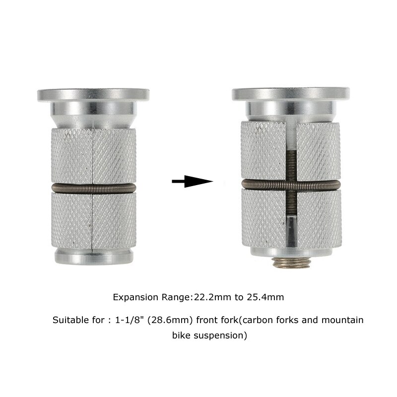 Fiets Vorkbuis Headset Stem Richter Ster Moer Expander Expanding Moer Compressie Compressor Plug Met Bout & Top Cap