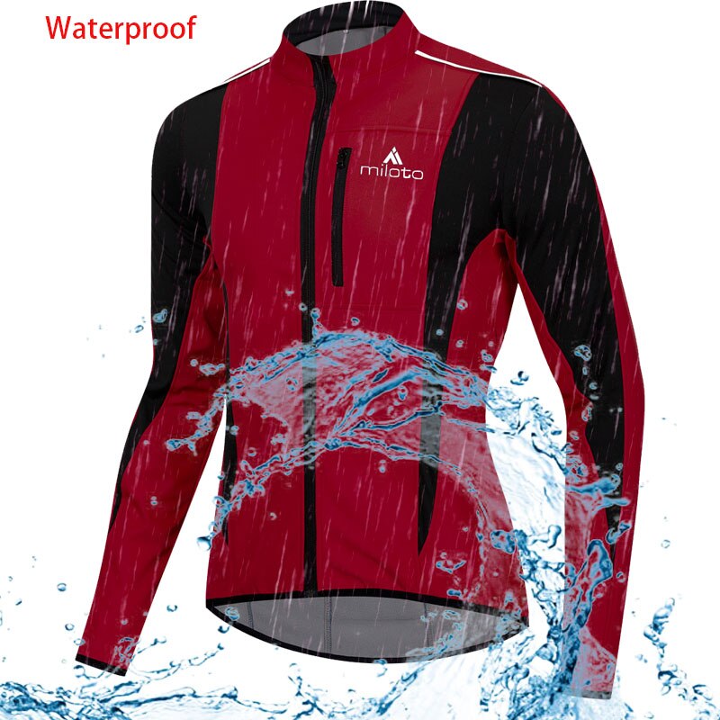 Fietsen Jassen Winter Thermische Fleece mannen Fiets Kleding Vrouwen Winddicht Waterdicht Fiets Fietsen MTB Bike Kleding Jassen