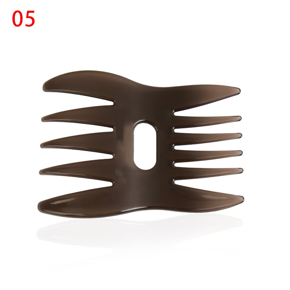 ! 1PC Wide Tooth Hair Brush Fork Comb Men Beard Hairdressing Brush Barber Shop Hair Styling Tools Salon Accessory Five Styles: Style 05