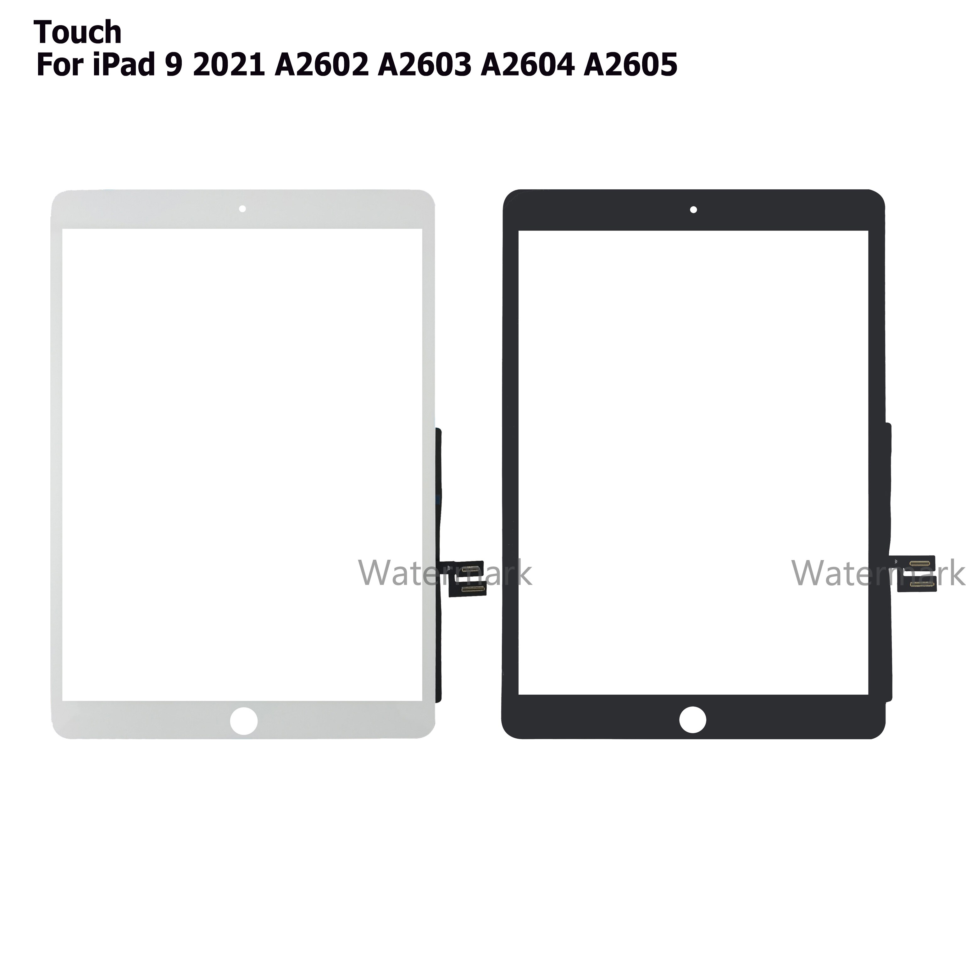 10.2&quot; Touch for iPad 9 9th A2602 A2603 A2604 A2605 Gen Touch Screen Digitizer Front Outer Glass Replacement