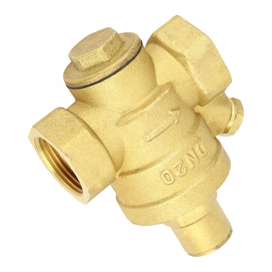 DN20 Adjustable Brass Water Pressure Regulator Regulating Valve
