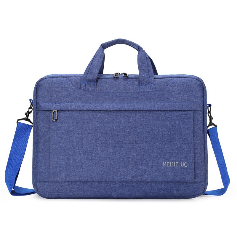 Sac à bandoulière en tissu pour hommes et femmes, mallette étanche de grande capacité: Blue