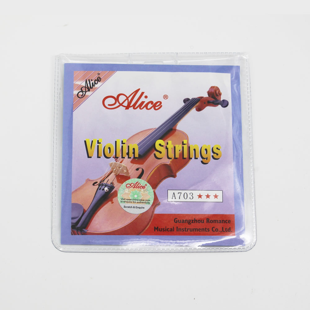 Alice 1 Set Staal Core Vioolsnaren 4 Stuks Eadg Voor Viool Maat 1/8 1/4 1/2 3/4 4/4
