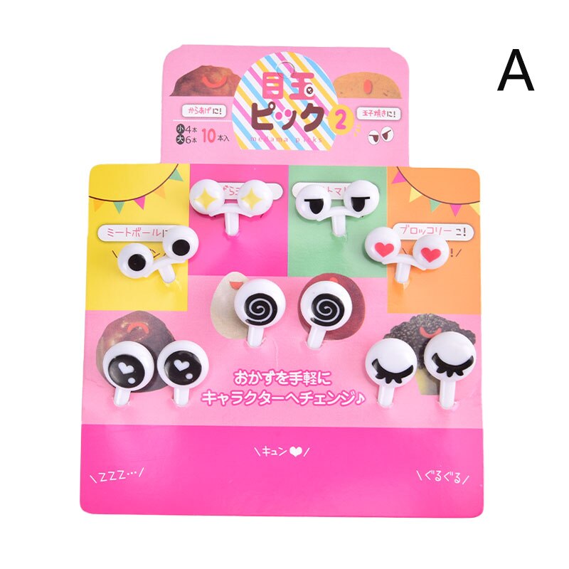 Fruit Vork Mini Cartoon Kinderen Eten Fruit Pick Tandenstoker Party Decoratie Kleur Willekeurige Brand En: A