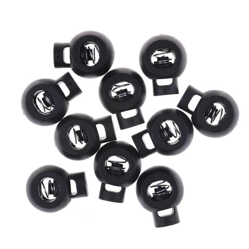 10Stck nicht-Unterhose Elastische Schuh Spitze Schnürsenkel Schnalle Stopper Seil Clip Klemme Paracord Schnur Schlösser Einfach Schneller Schuhe reflektierende Bock