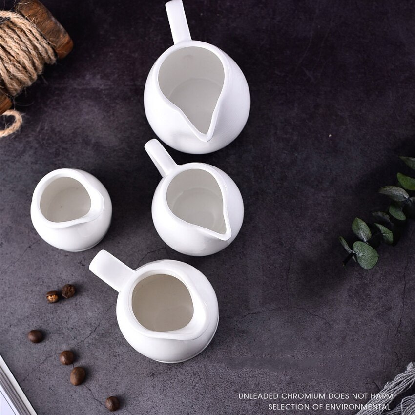 Japanischen Milch Krüge mit Griff Scharf Adler Mund Aufschäumen Topf Kaffee Behälter Porzellan matt Glasierte Oberfläche Soße Tasse