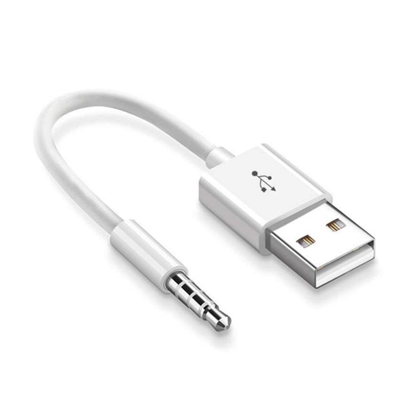 Usb Korte Charger Data Sync Kabel 3.5Mm Jack Adapter Opladen Cord Line Voor Apple Ipod Shuffle 3rd 4th 5th 6th 4/5/6 MP3 Speler