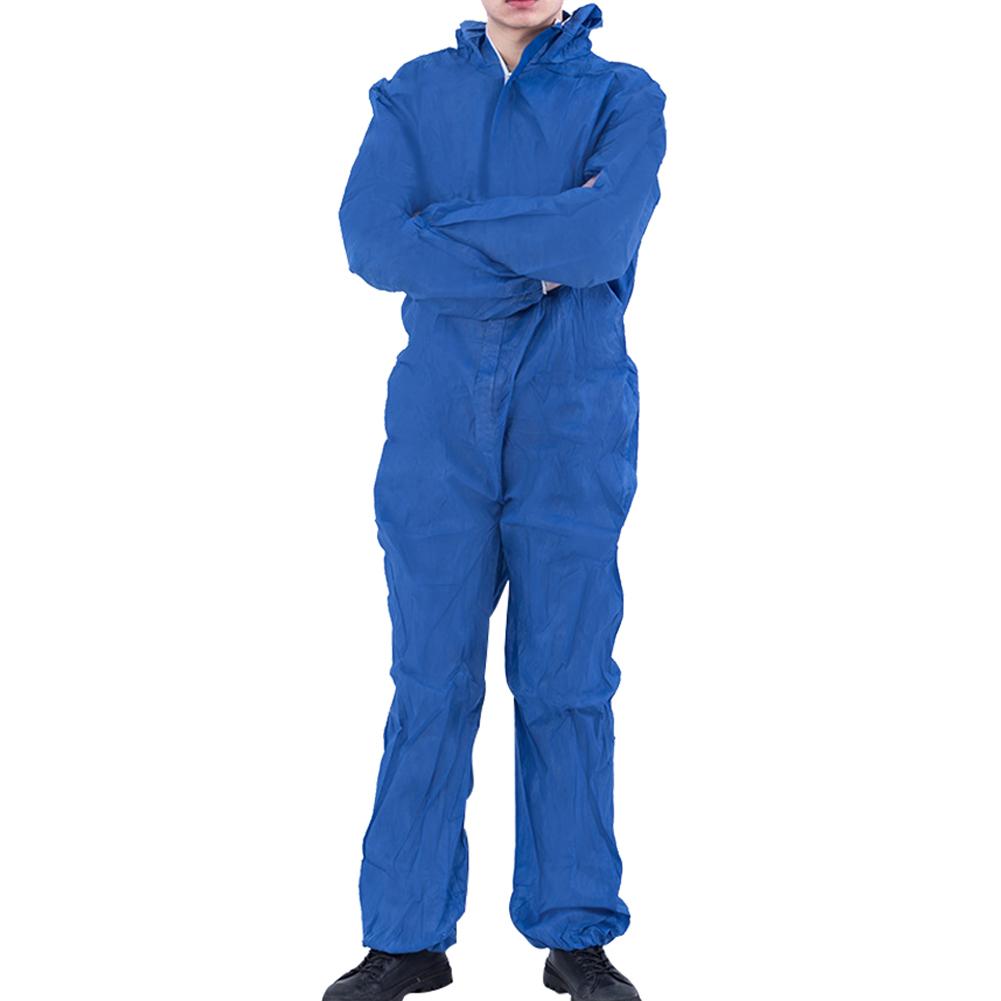 Coverall Hazmat Suit Protection Protective Disposable Dustproof Waterproof Clothing Disposable Factory Hospital Safety Clothing