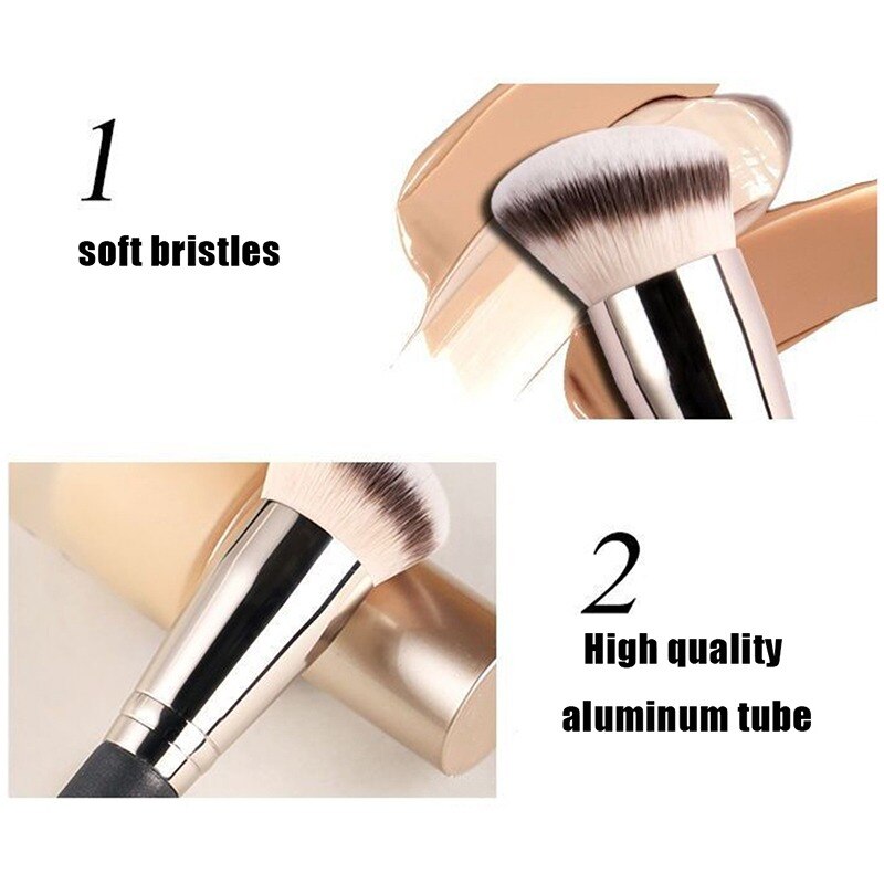 3Pcs Makeup Brushes Set for cosmetics Durable Foundation Concealer Contour Blending Brushes Women Makeup Brush Tool