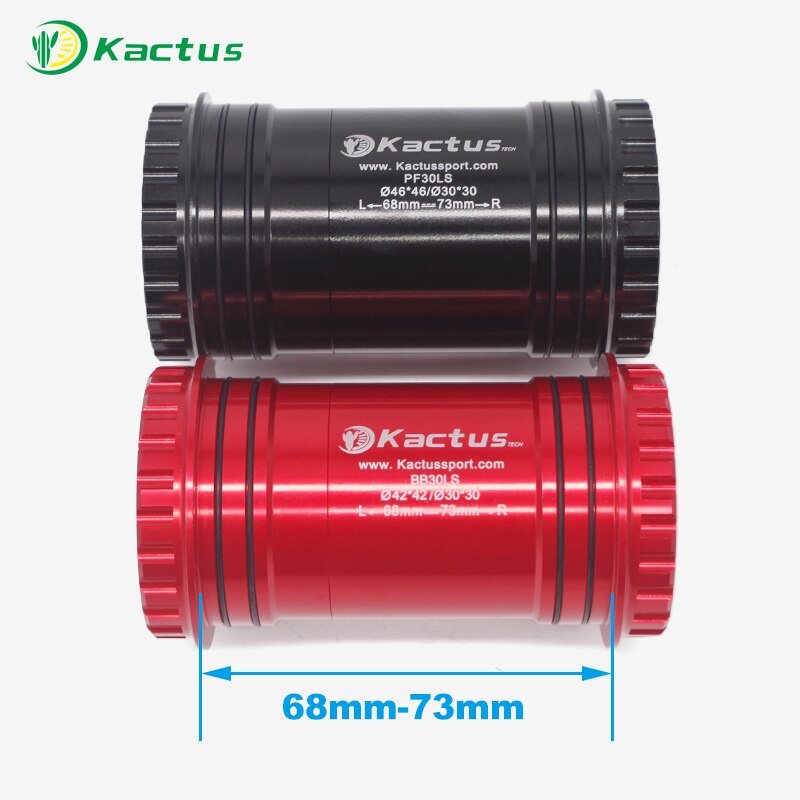 KACTUS TECH PRESS FIT BB30 PF30 PRESSFIT BIKE BOTTOM BRACKET 30MM ROAD MTB CERAMIC BEARING 68MM 73MM CRANKSET BB BICYCLE PARTS