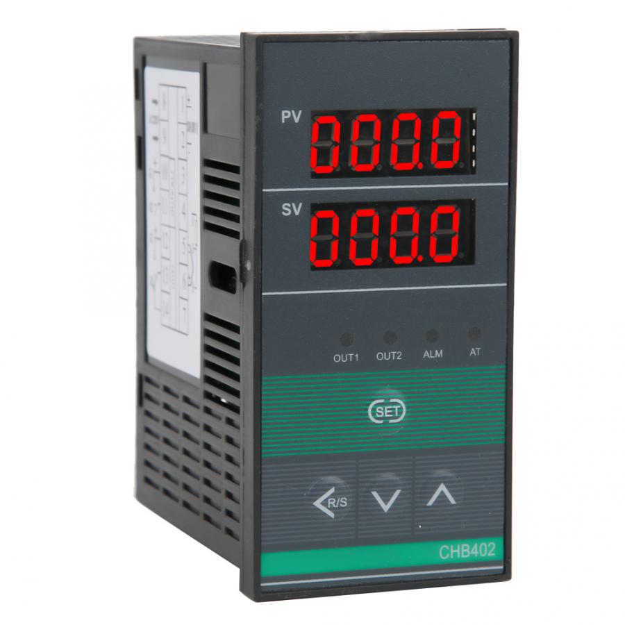 BERM CHB402 Thermostat Intelligent Digital Display Temperature Controller AC180-240V 0-400 Degree Digital Thermometer