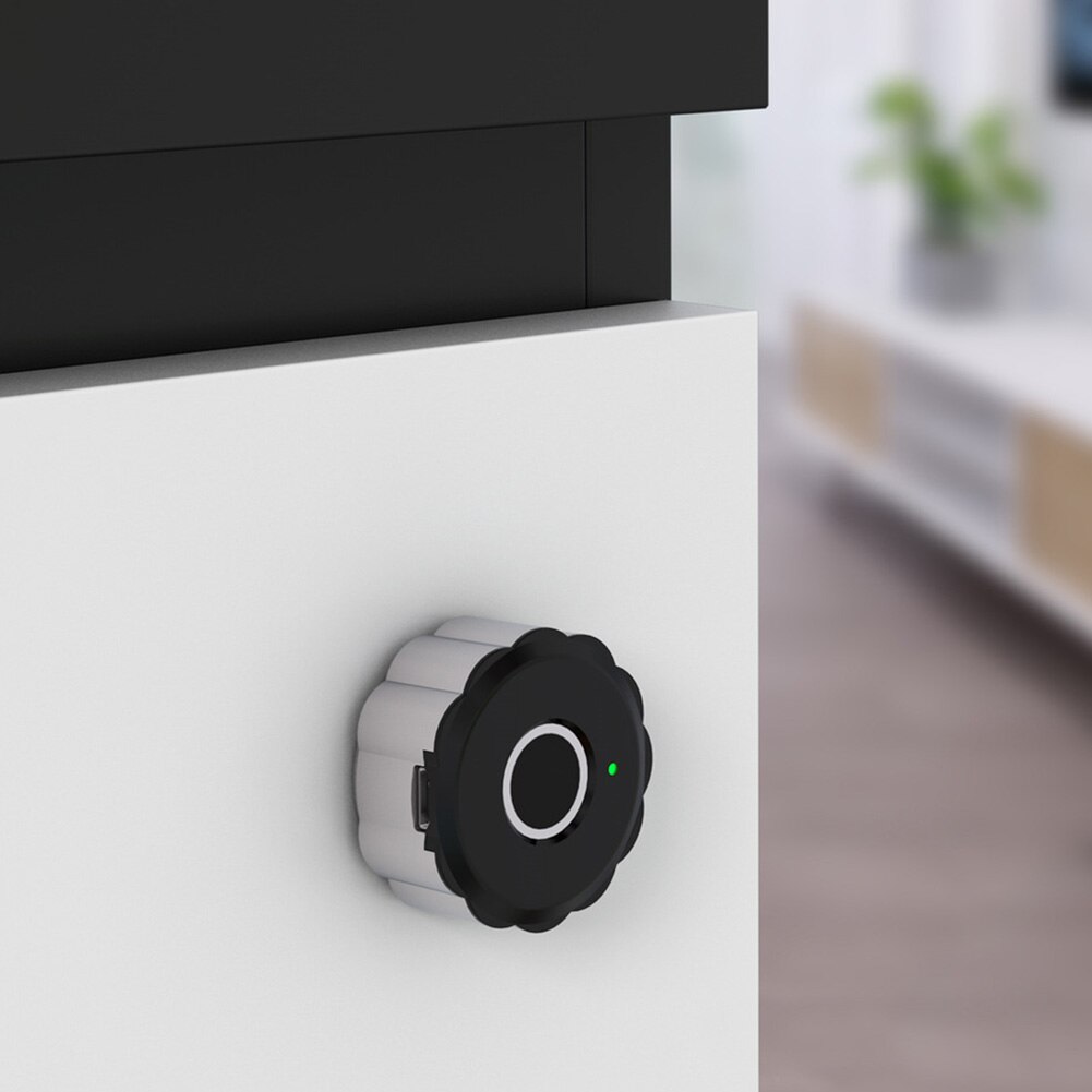 Office File Security Anti Theft Cupboard Home Furniture Sensitive Smart Cabinet Lock Door Drawer Invisible USB Rechargeable