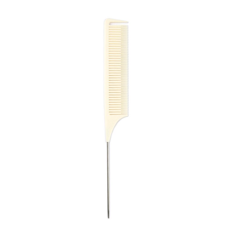 Version af highlight kam hår kamme frisør salon farve kam separat afskilning til hår styling frisør antistatisk: Hvid