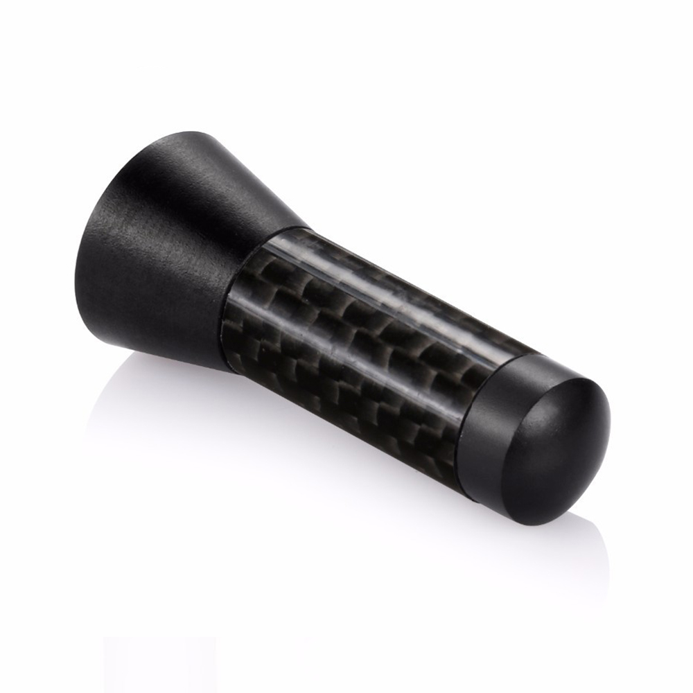 3.5cm bil styling universal auto fm kort tag sort antenne lille bilradio antenne luft kulfiber radio bil auto tilbehør