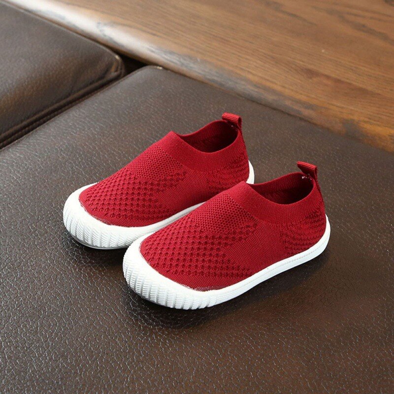 children's casual shoes boys and girls shoes candy color non-slip wear-resistant breathable one foot single shoes: R / 25