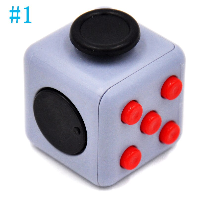 Stress Relief Cube Anti-stress Spielzeug Erwachsene Büro Schreibtisch Finger Spielzeug Dekompression Würfel Spinner Angst Autismus Reliever: G