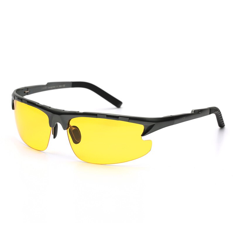 Nattesyn briller polariserede kørselsbriller mænd antirefleks briller gule  uv400 briller gafas: Qiang