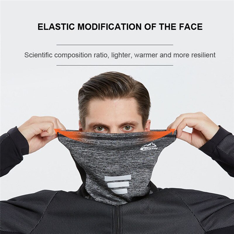 Guêtre thermique pour hommes et femmes, demi-masque en polaire, Bandana, cache-nez pour le cou, le Ski, la randonnée, le cyclisme