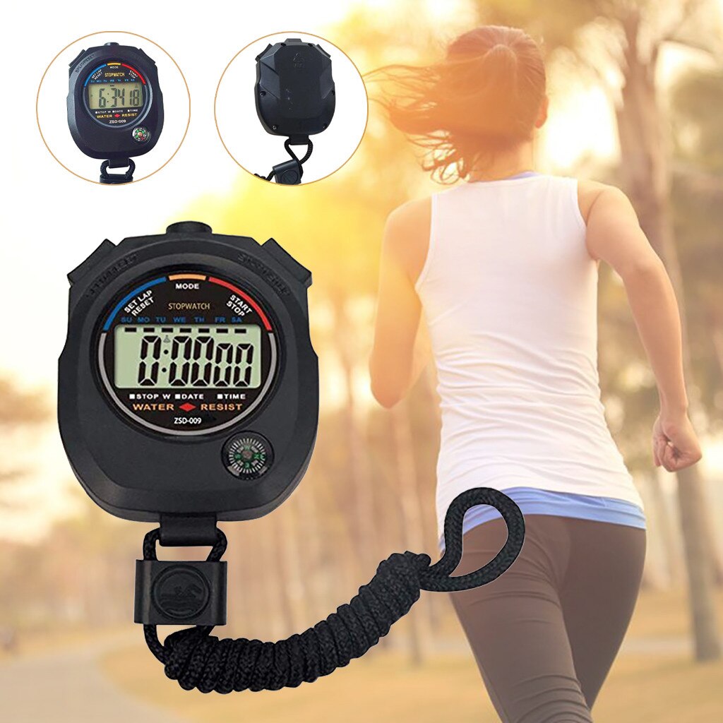 1pc Stopwatch Multifunctional Electronic Stopwatch Running Stopwatch Timer Sports Stopwatch Timers Track And Field Training: Default Title