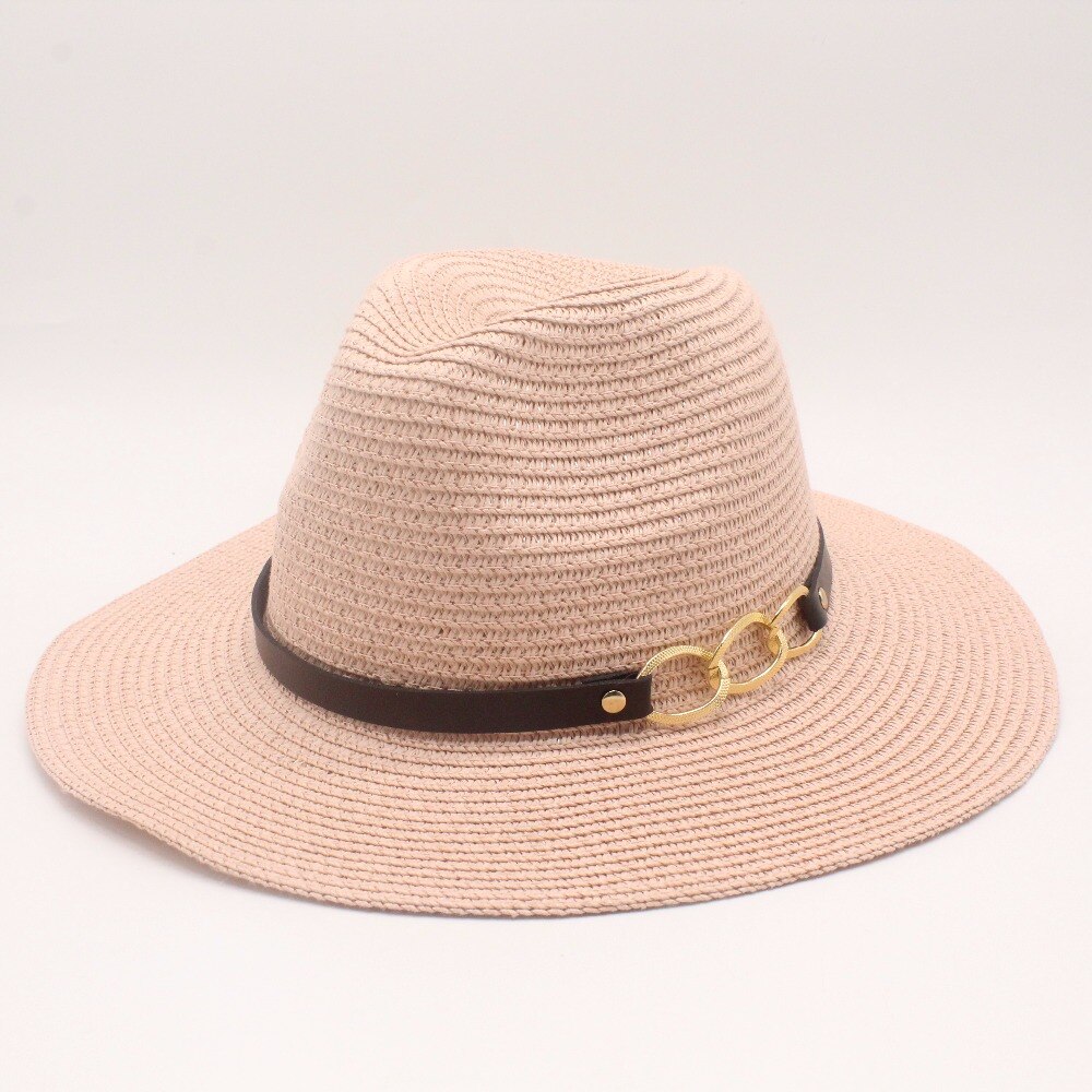 Seioum Brand Khaki Straw Hat Men Panama Caps Summer Style Sun Hat Beach Classic Male Hats And Caps