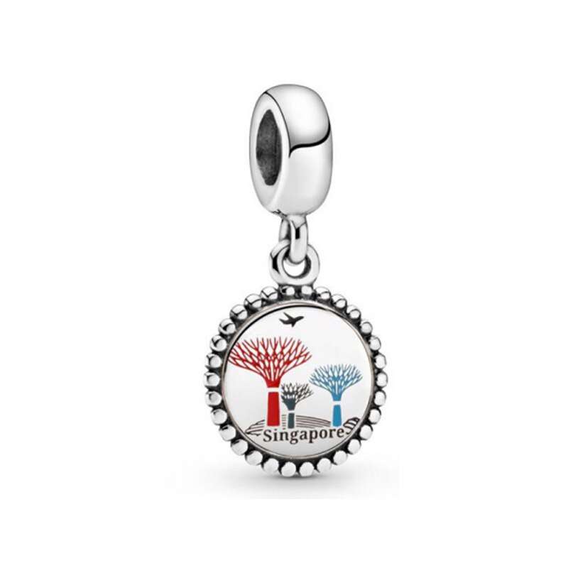 Di alta Qualità Originale 925 Sterling Argento Autunno New Pendente di Fascino Anello di Scarpe Adatto per FAI DA TE Braccialetto Della Collana di Trasporto Libero: 791169C00-E021