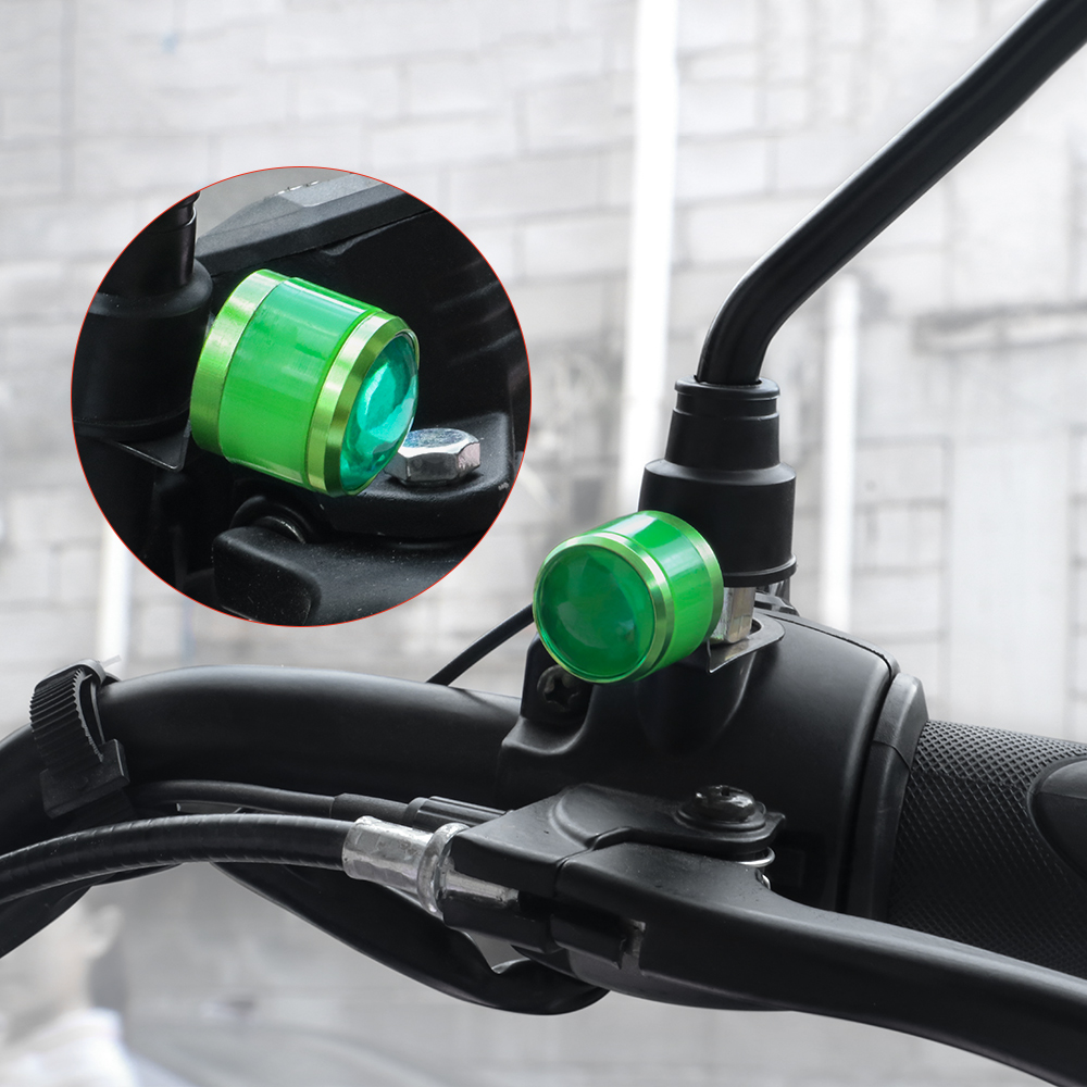 Foco estroboscópico intermitente para motocicleta, luz LED DRL para conducción, lámpara de espejo de ojo de águila, accesorios estroboscópicos para Moto ATV, 2 uds.