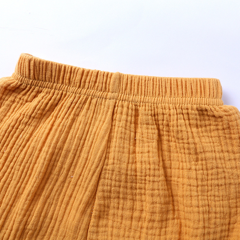 Zomer Baby Chiffon Casual Grote PP Shorts Baby Effen Kleur Katoen Linnen Bloeiers Peuter Meisjes Brood Broek